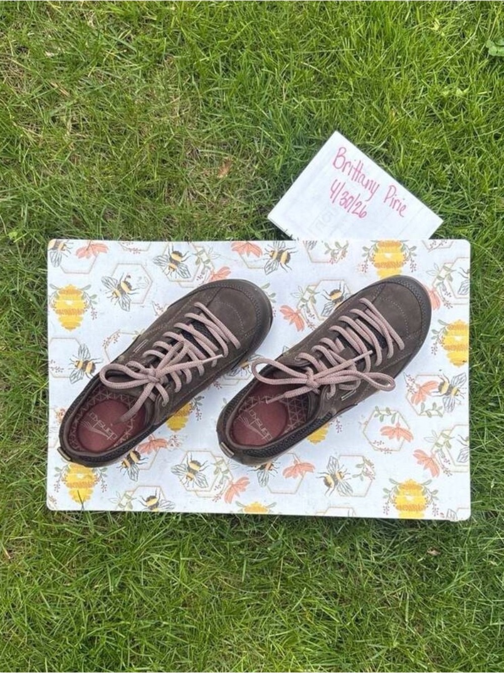 Dansko Paisley Waterproof Brown Leather Walking Shoes